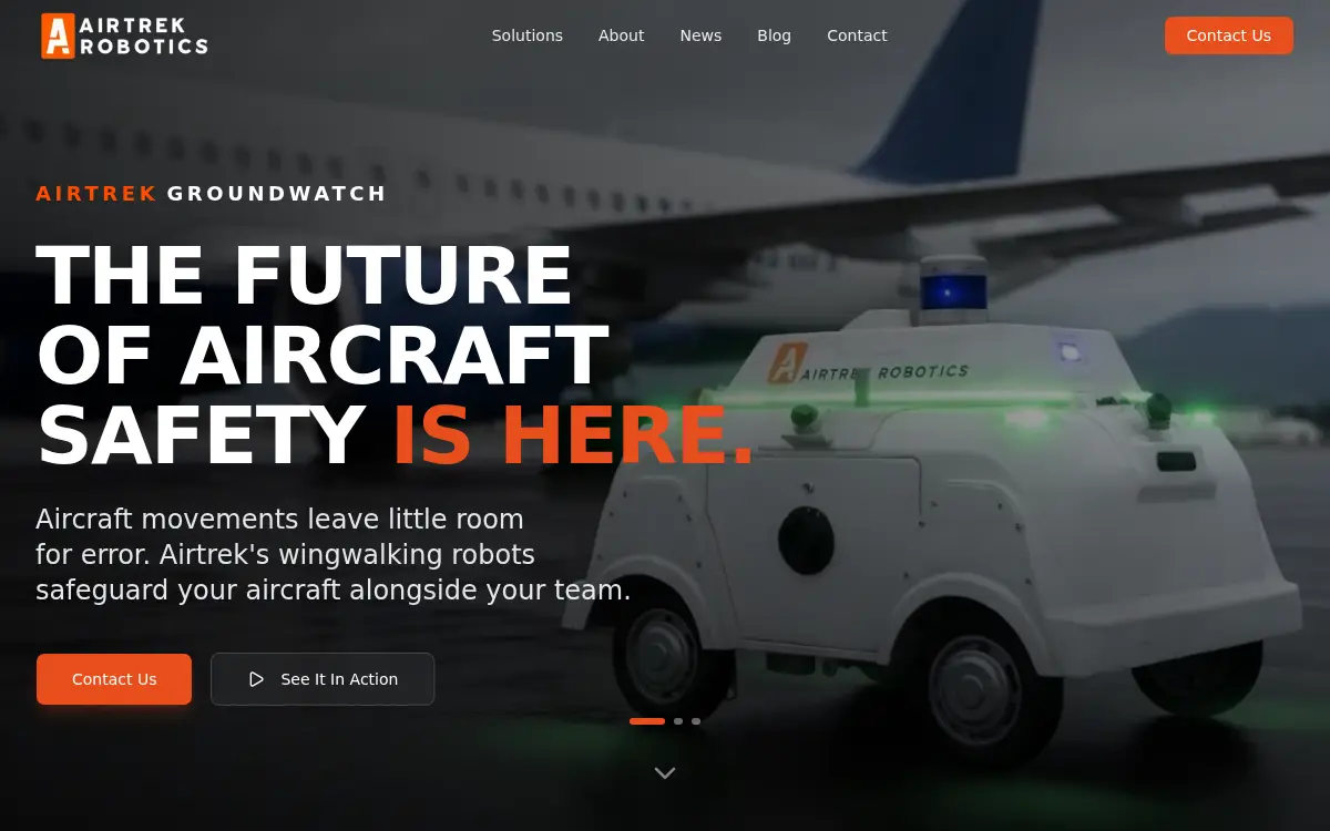 Homepage of Airtrek Robotics, INC