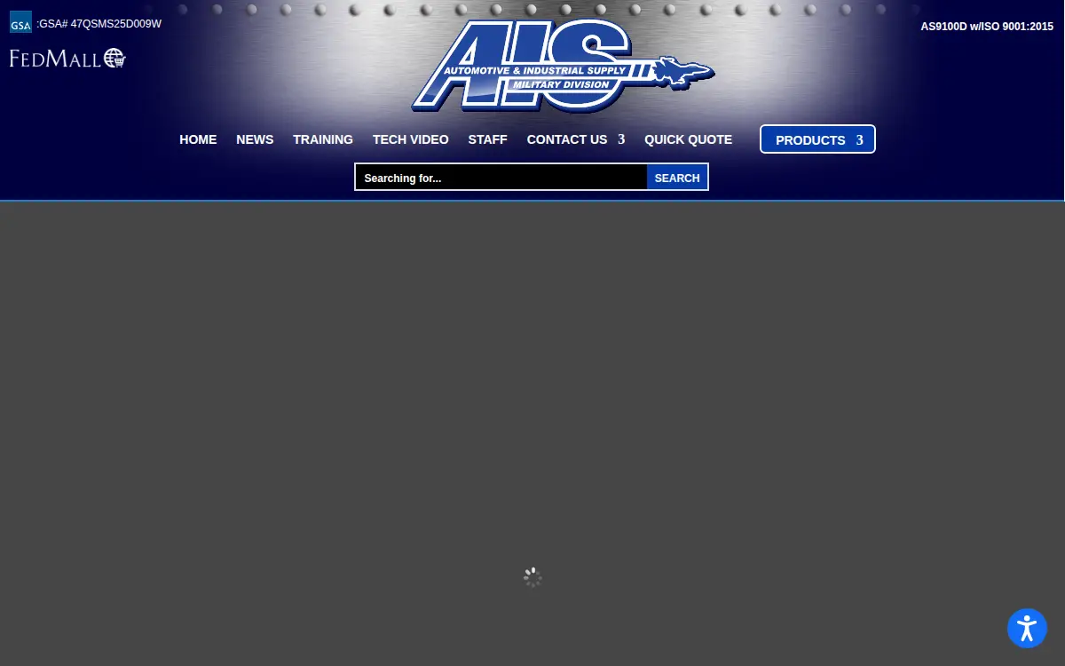 Homepage of Automotive & Industrial Supply, LLC