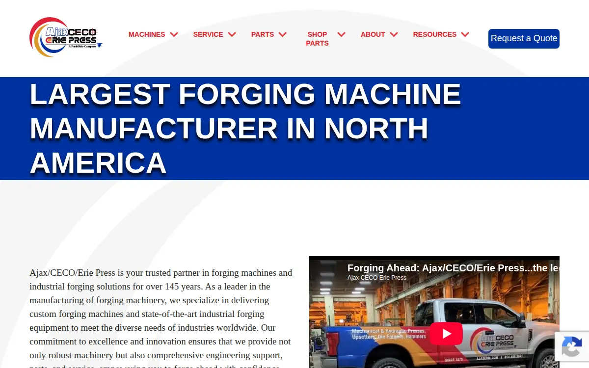 Homepage of Efco, INC.