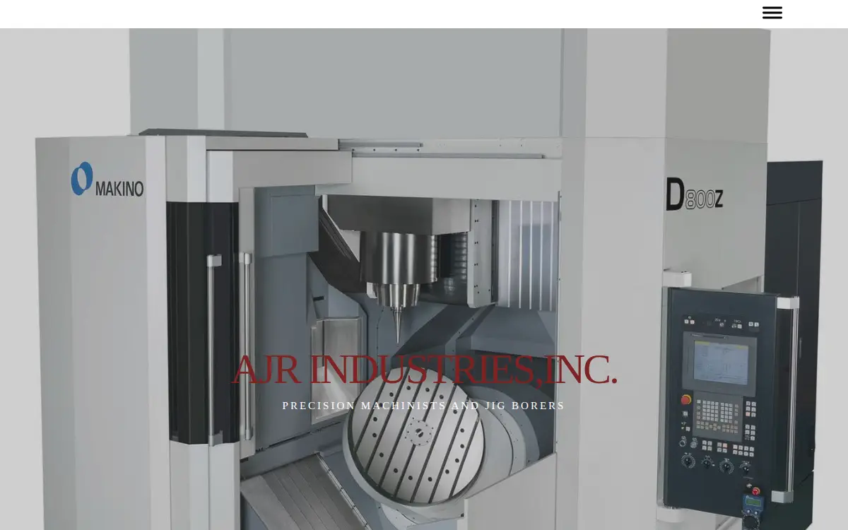 Homepage of A.j.r. Industries, INC.
