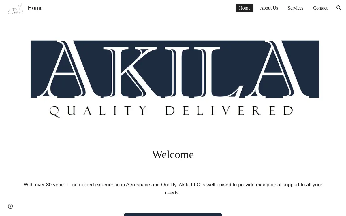 Homepage of Akila LLC