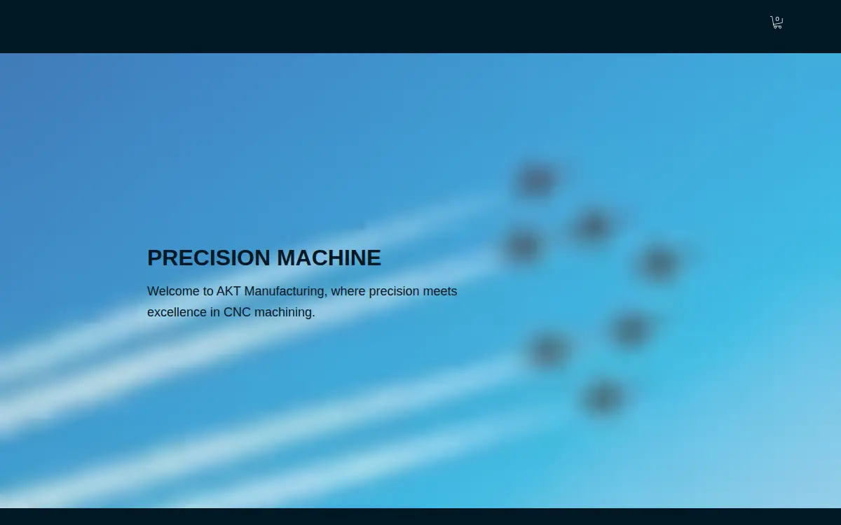 Homepage of Akt Manufacturing LLC