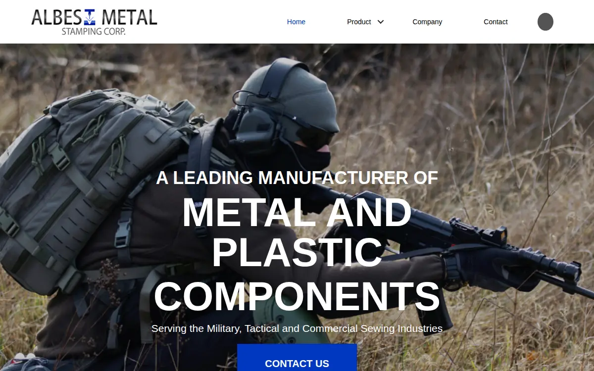 Homepage of Albest Metal Stamping CORP