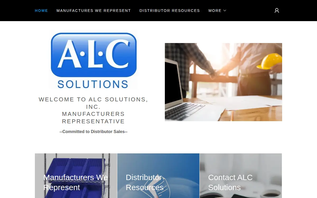 Homepage of Alc Holdings, LLC