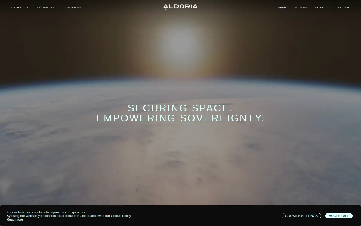 Homepage of Aldoria LLC