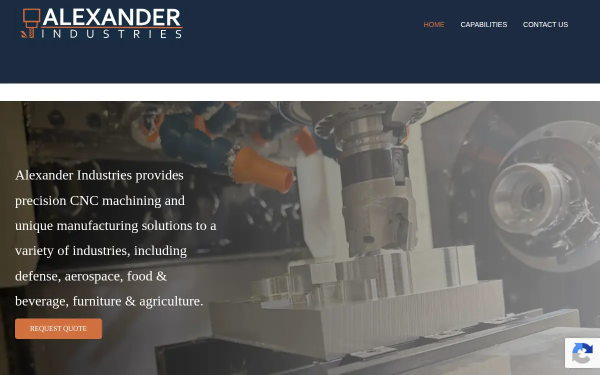 Homepage of Alexander Industries USA LLC
