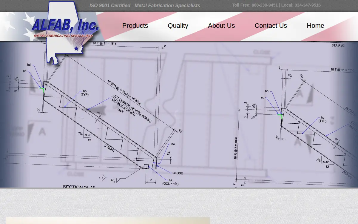 Homepage of Alfab INC