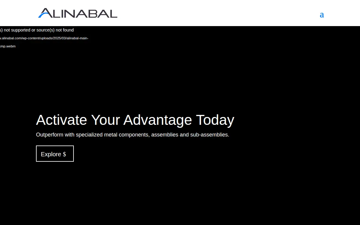 Homepage of Alinabal LLC