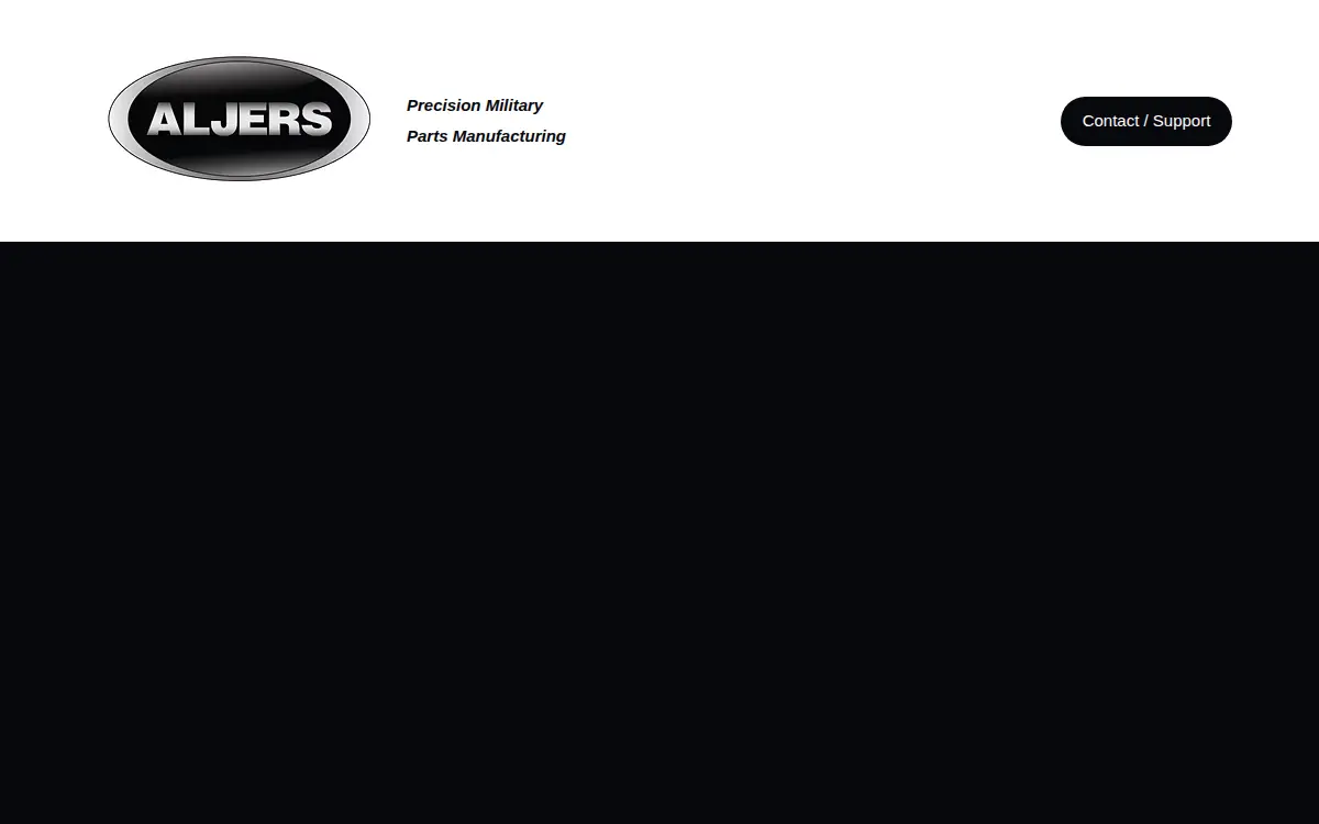 Homepage of Aljers, LLC