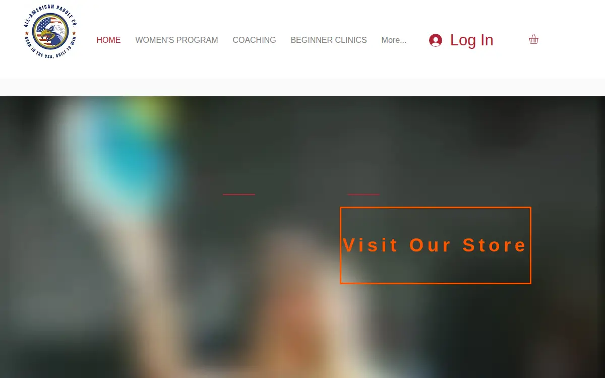Homepage of All-american Paddle CO. LLC