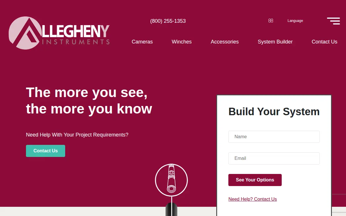 Homepage of Allegheny Instruments, INC.