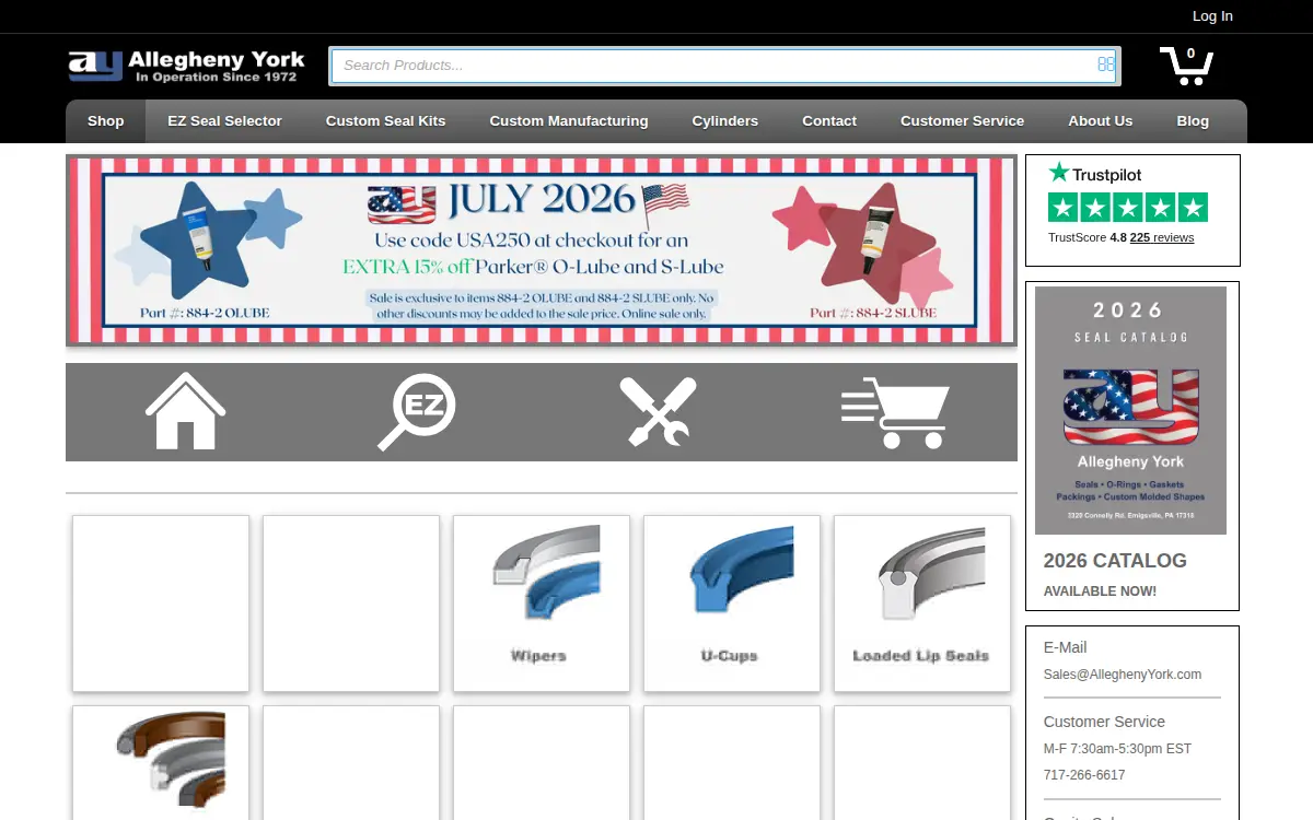 Homepage of Allegheny York, LLC