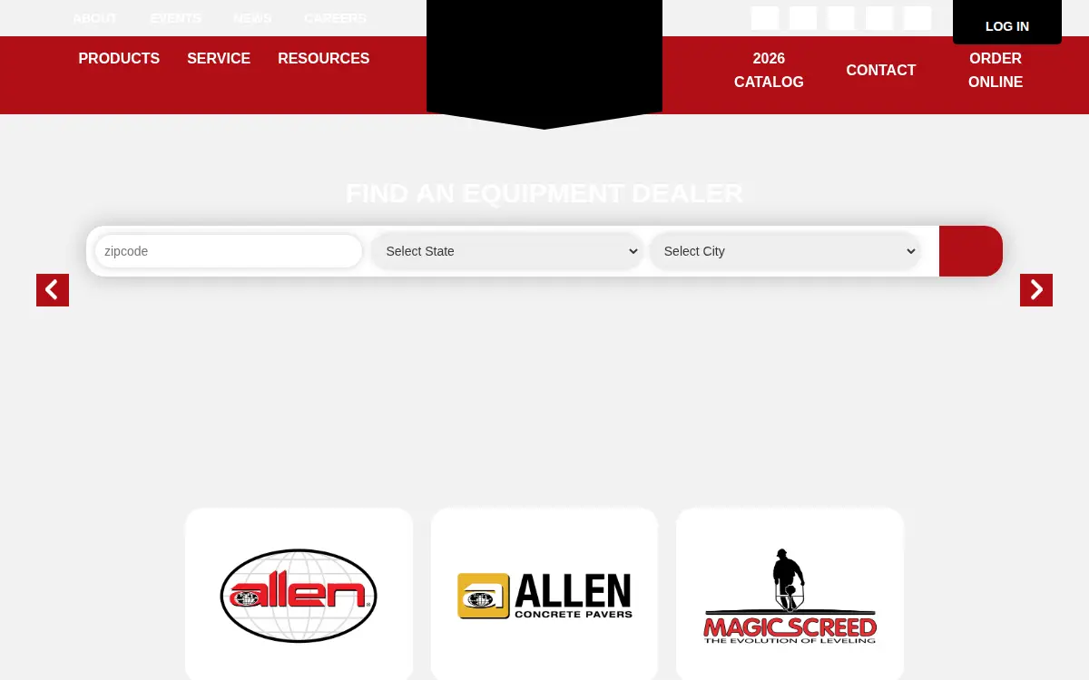 Homepage of Allen Engineering CORP