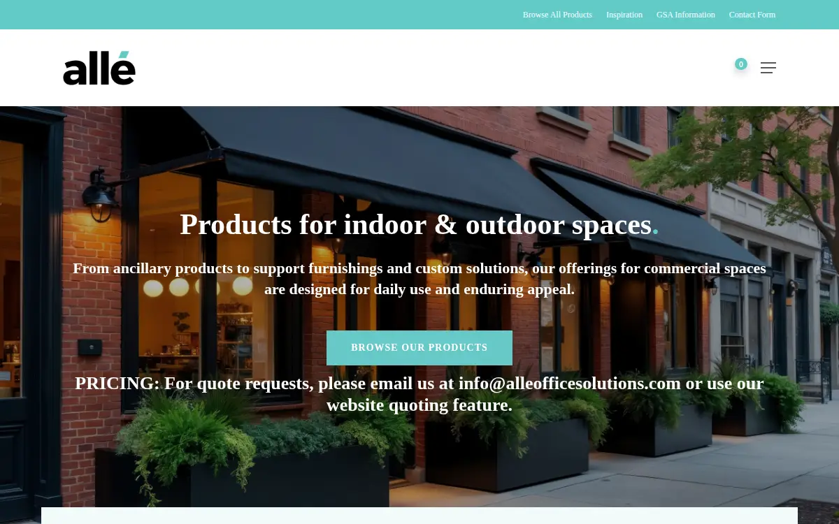 Homepage of Alle Designs LLC