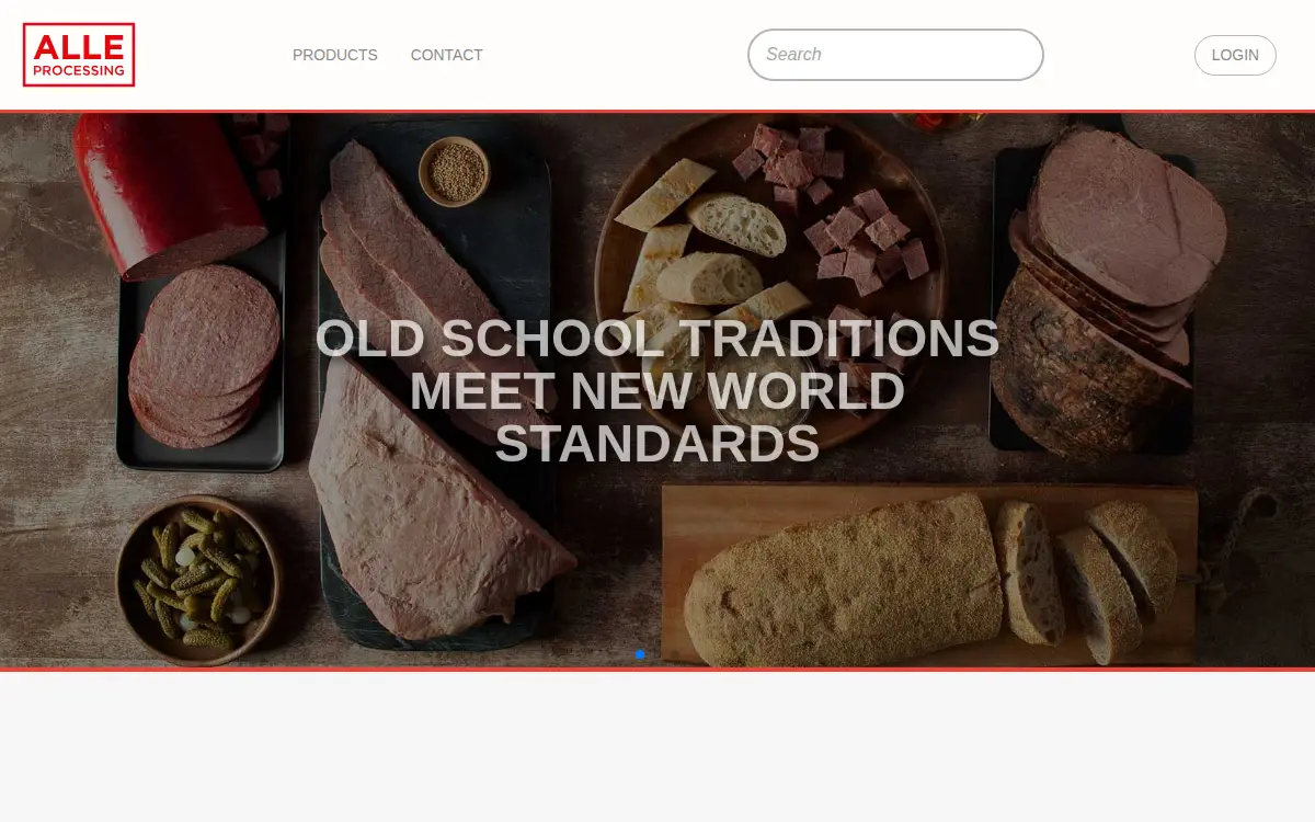 Homepage of Alle Processing CORP.
