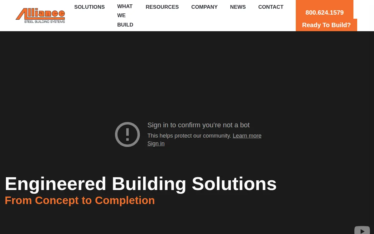 Homepage of Alliance Steel, INC.