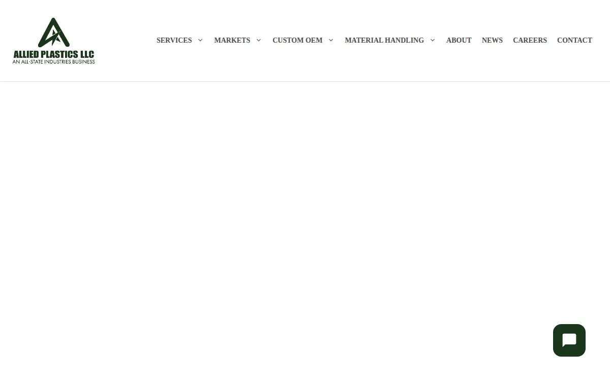 Homepage of Allied Plastics LLC