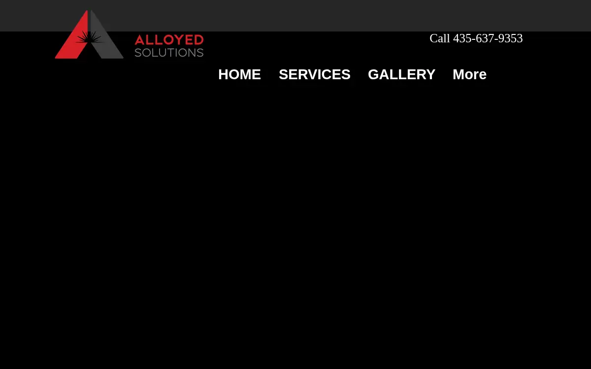 Homepage of Alloyed Solutions LLC