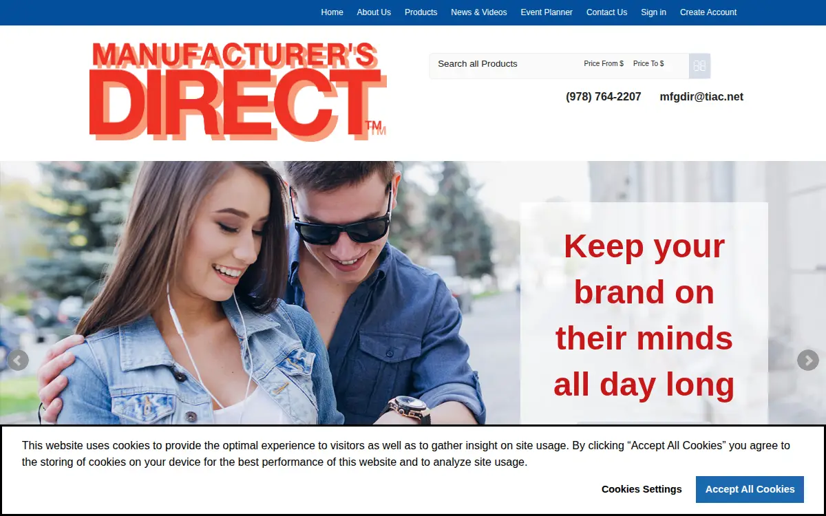 Homepage of Tnt INC.