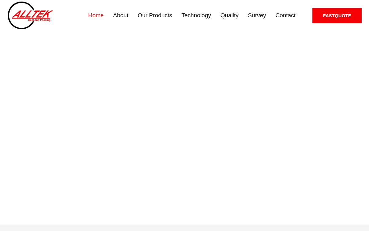 Homepage of Alltek Seal & Packing Company, INC.