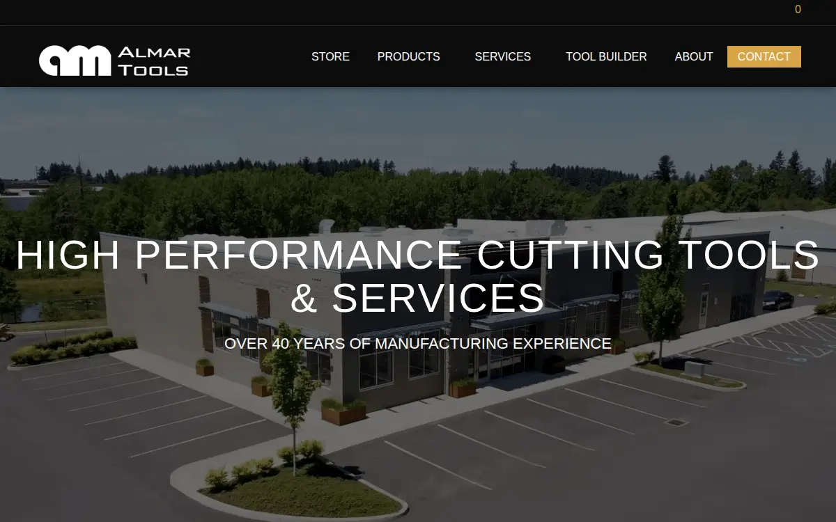 Homepage of Almar Tool & Cutter Grinders Co., INC.