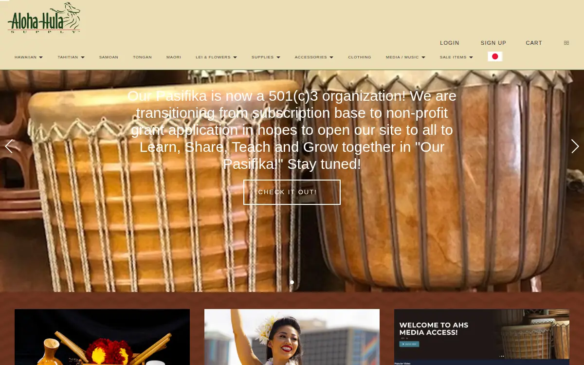 Homepage of Kori INC