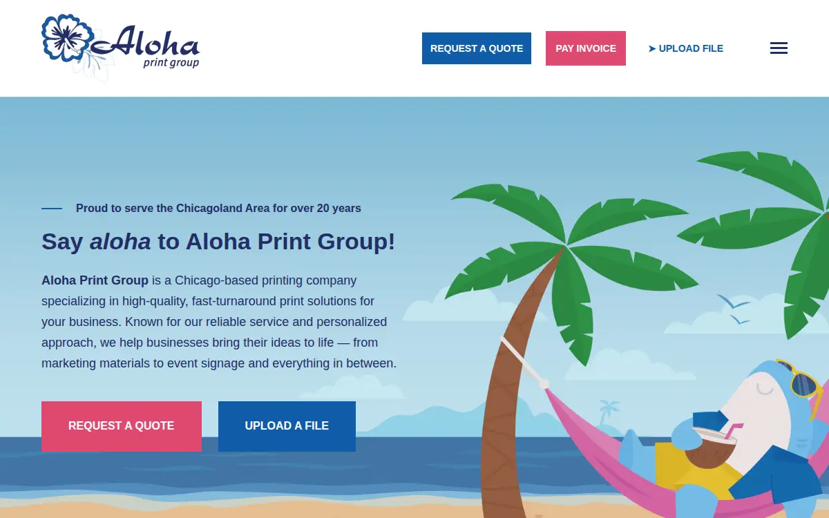Homepage of Aloha Document Services INC