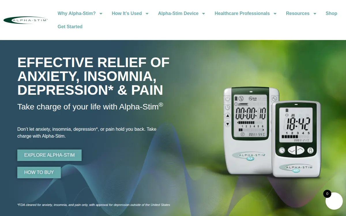 Homepage of Electromedical Products International, INC.