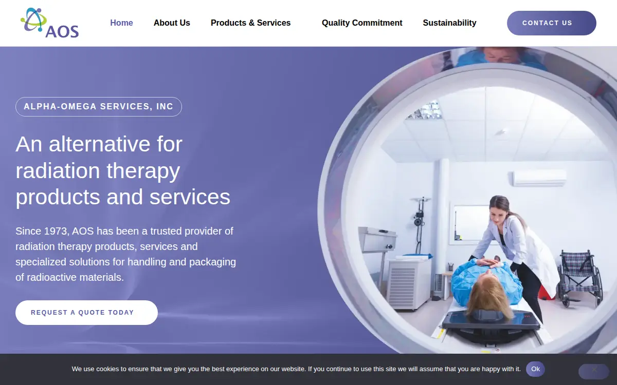 Homepage of Alpha-omega Services, INC.