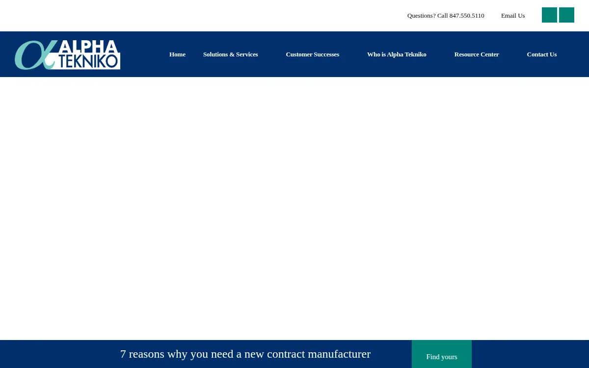 Homepage of Alpha Bedding, LLC