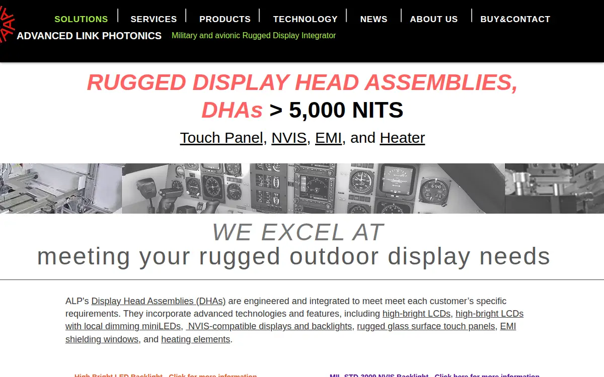 Homepage of Advanced Link Photonics INC