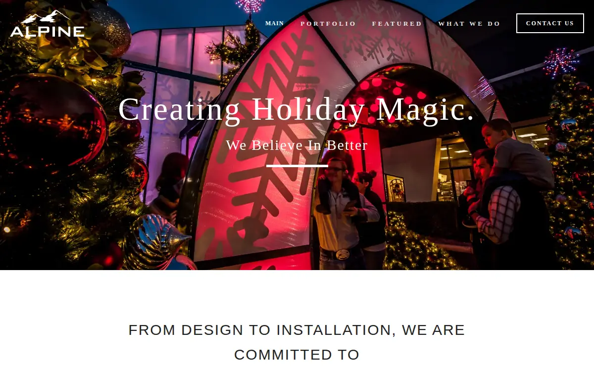 Homepage of Alpine Artisan Studios, LLC