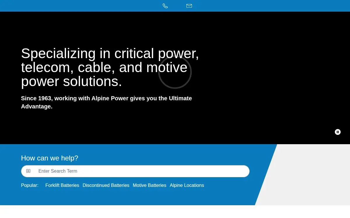 Homepage of Alpine Power Systems INC
