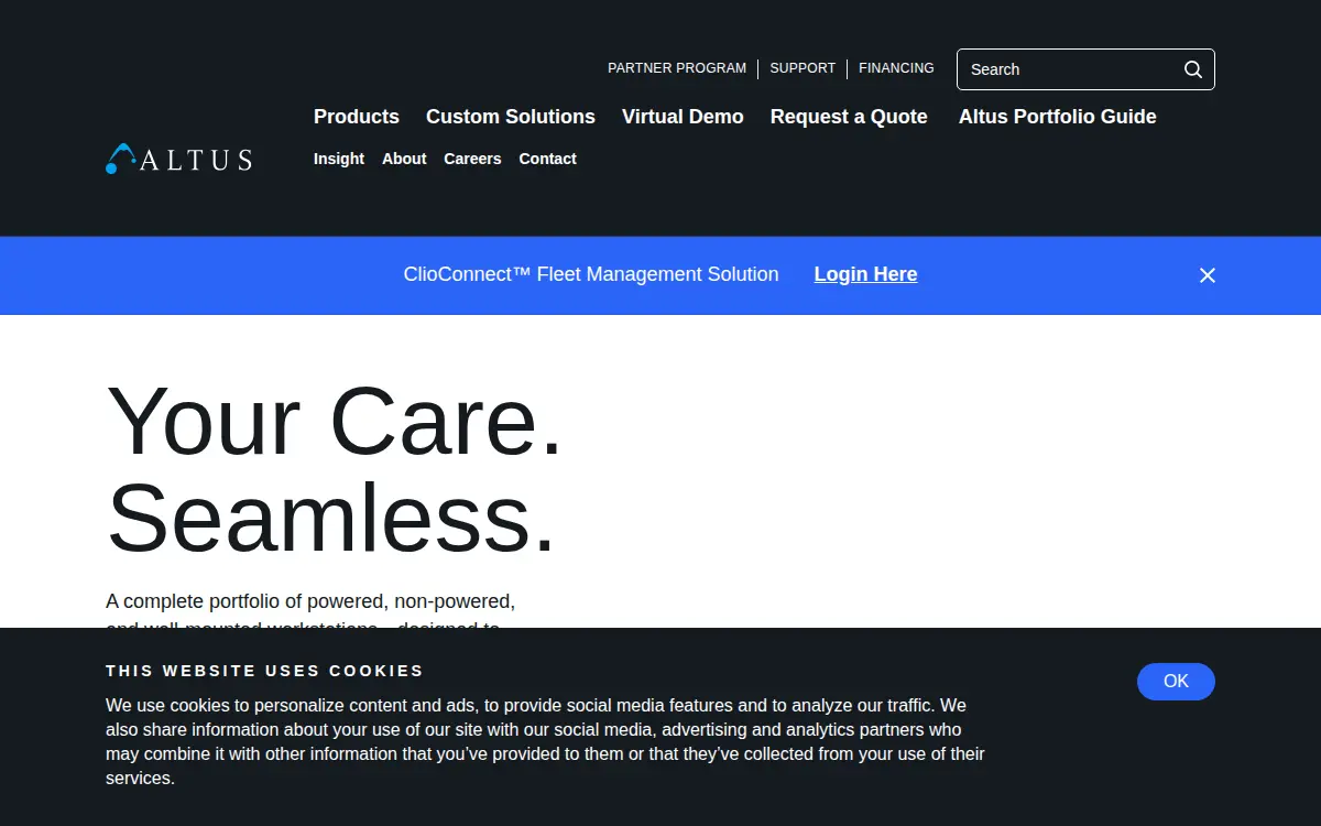 Homepage of Altus Industries Ii, INC