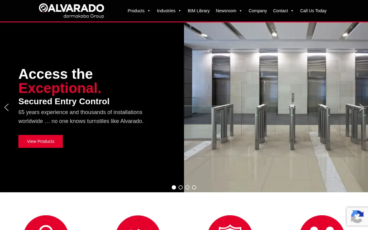 Homepage of Alvarado Manufacturing CO INC