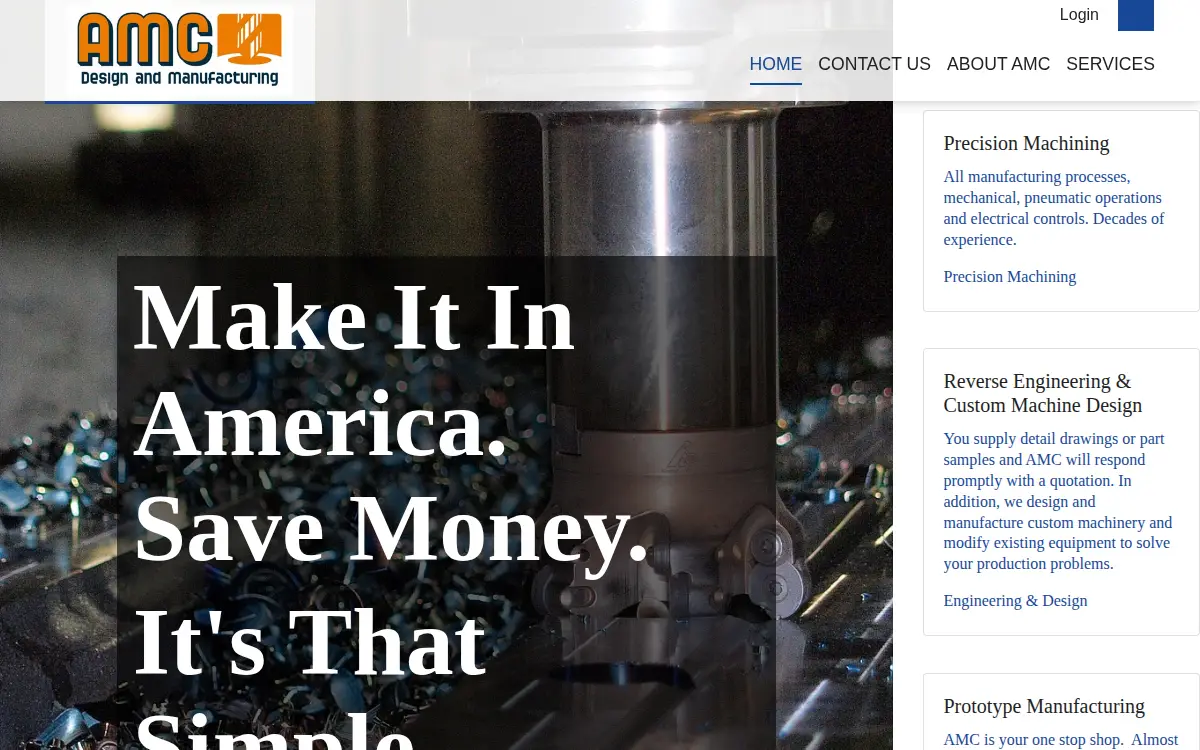 Homepage of Austrian Machine CORP