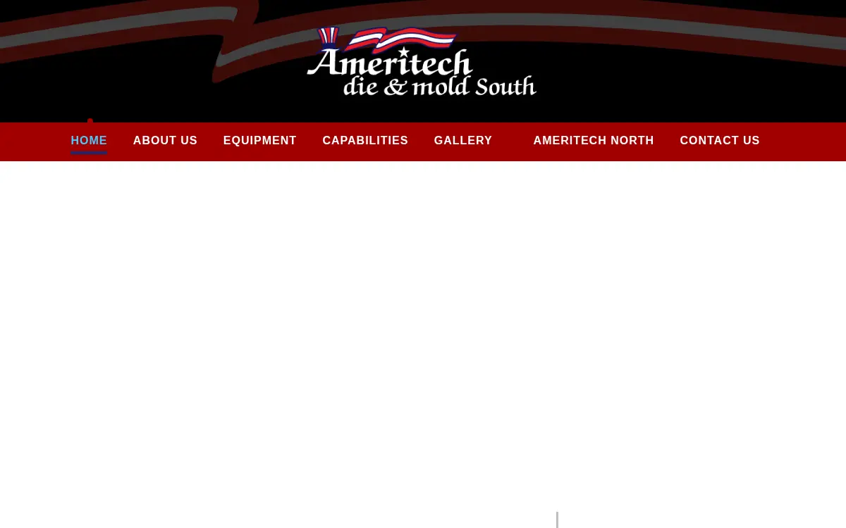 Homepage of Ameritech Die & Mold South, INC.