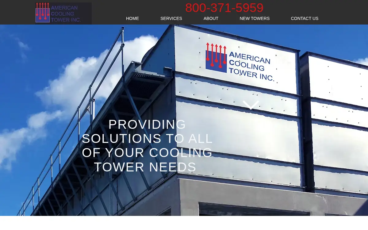 Homepage of American Cooling Tower INC
