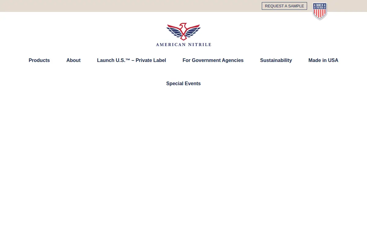 Homepage of American Nitrile Operations LLC