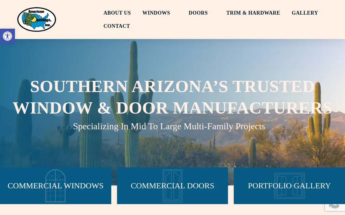 Homepage of American Openings INC