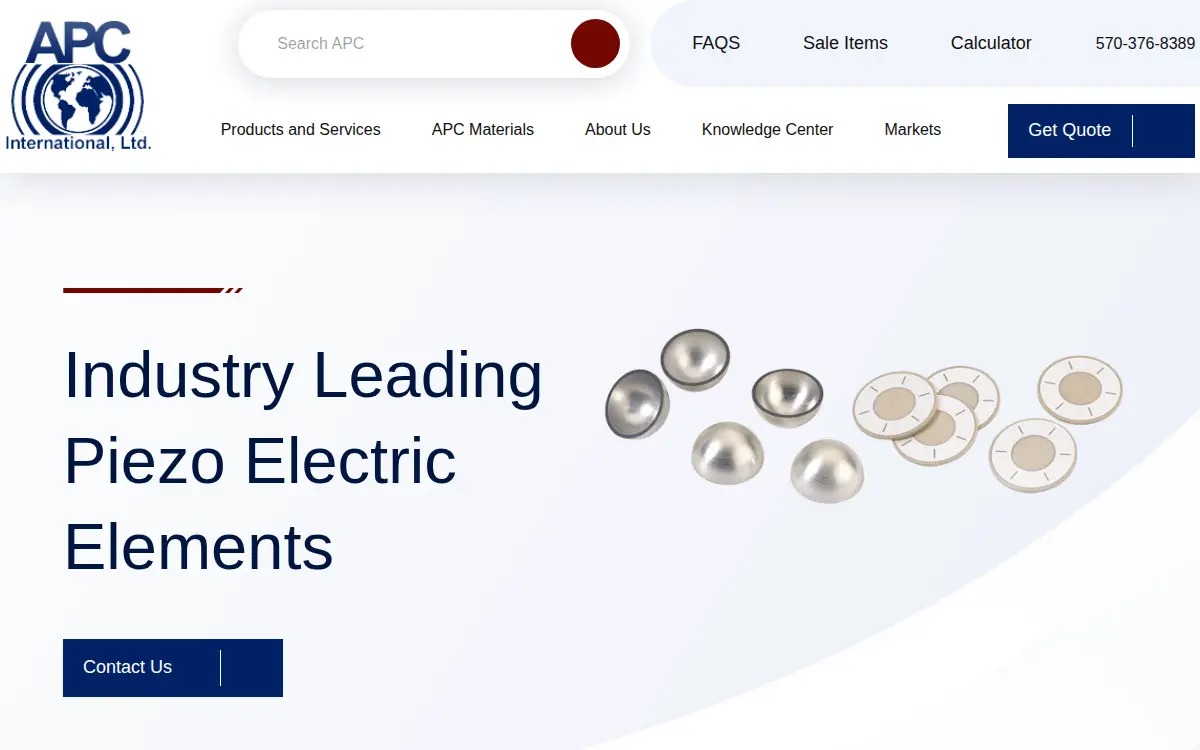 Homepage of Apc International LTD.