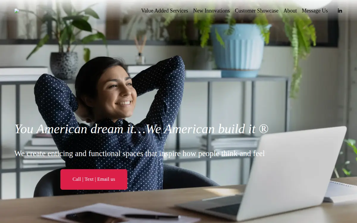 Homepage of American Technical Furniture, L.l.c