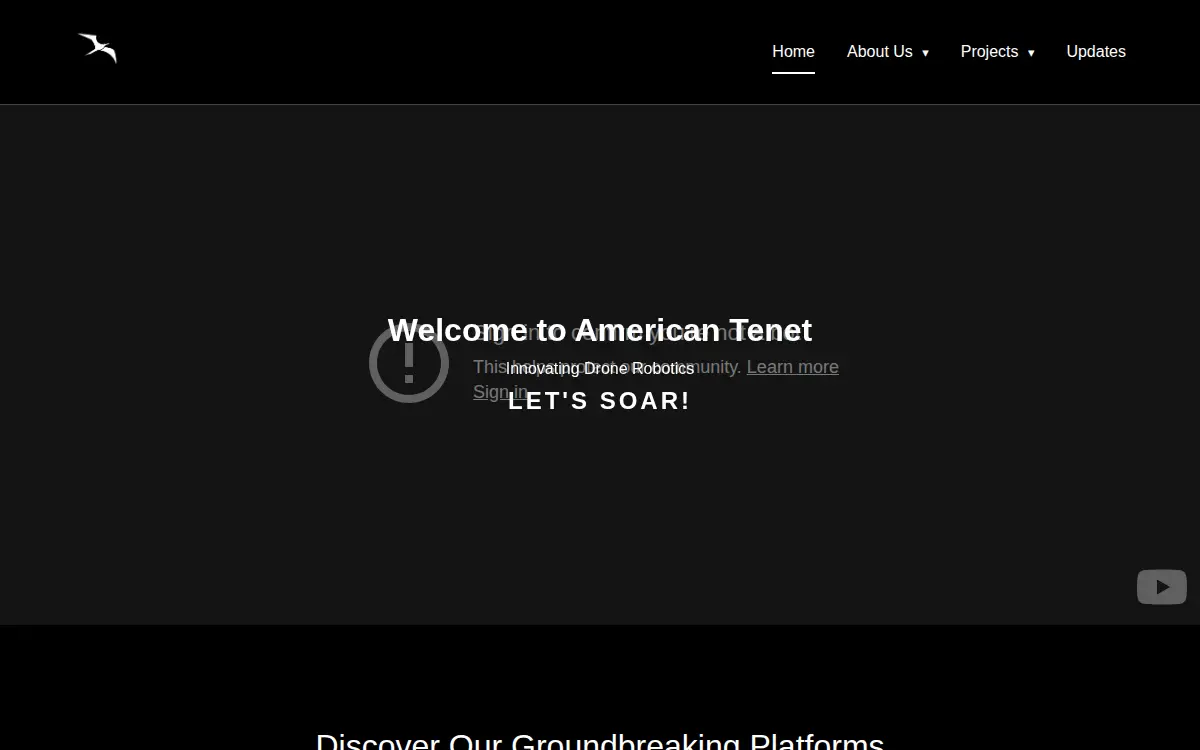 Homepage of American Tenet Incorporated