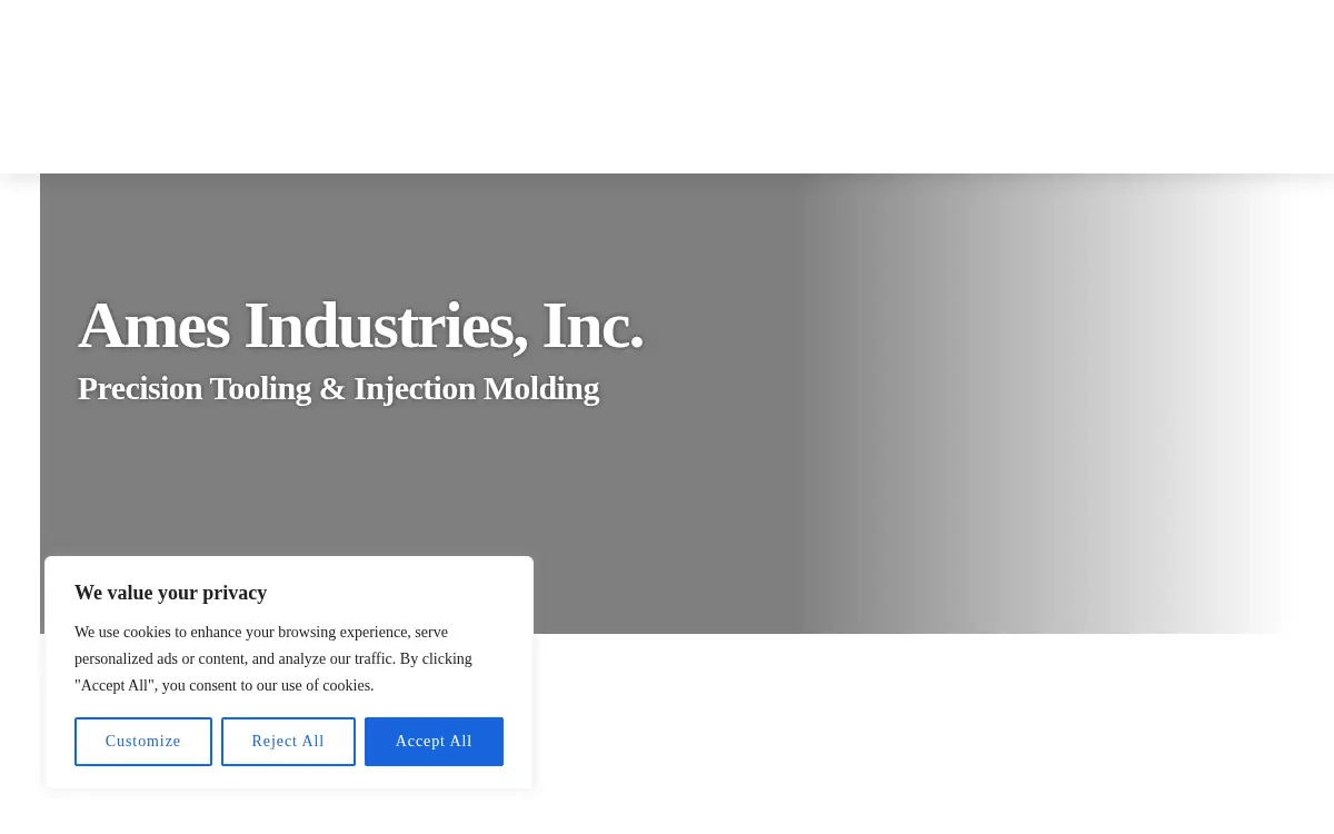 Homepage of Ames Industries INC