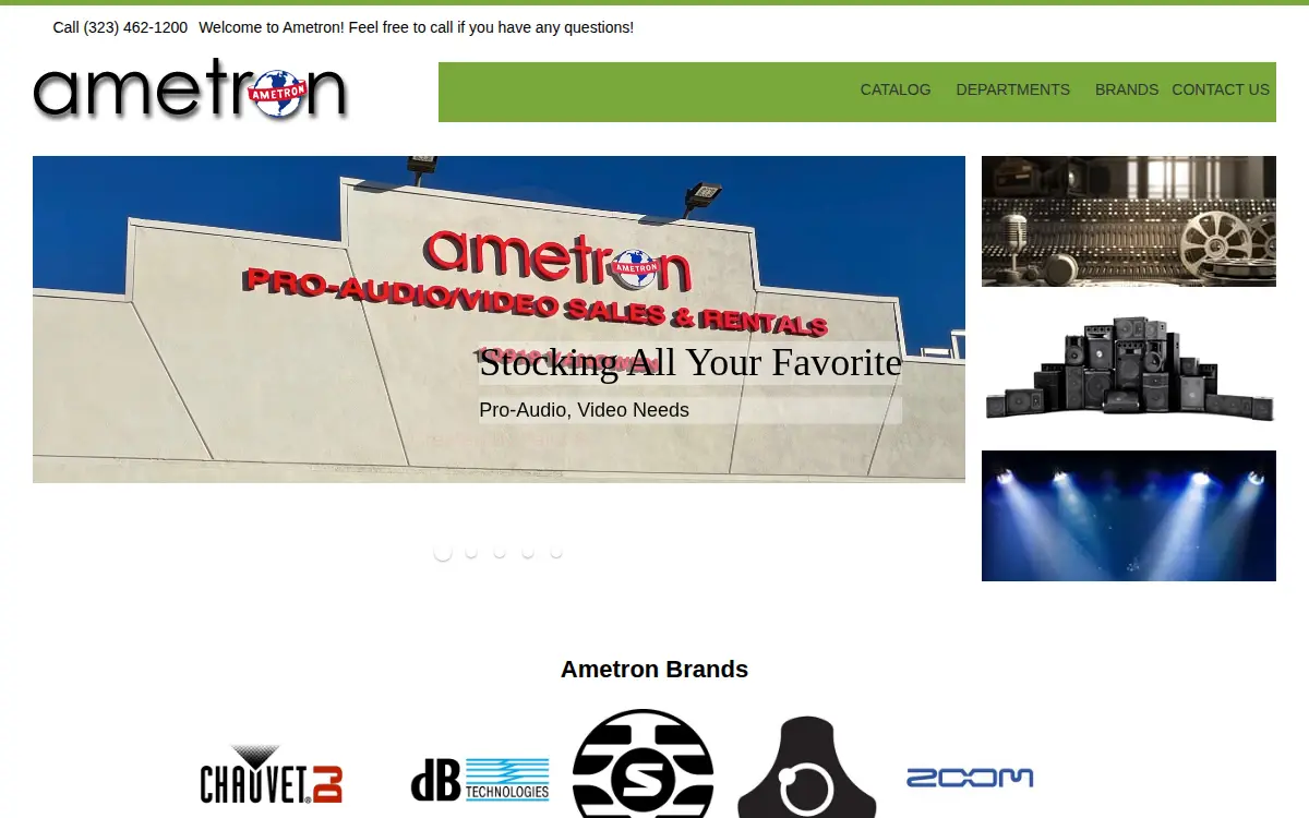 Homepage of Ametron - American Electronic Supply, INC.