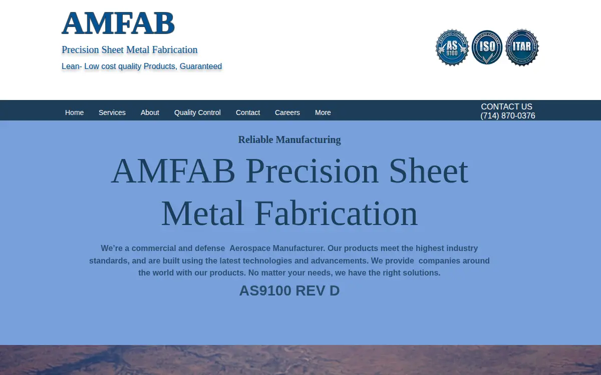 Homepage of Evert Hancock, Incorporated