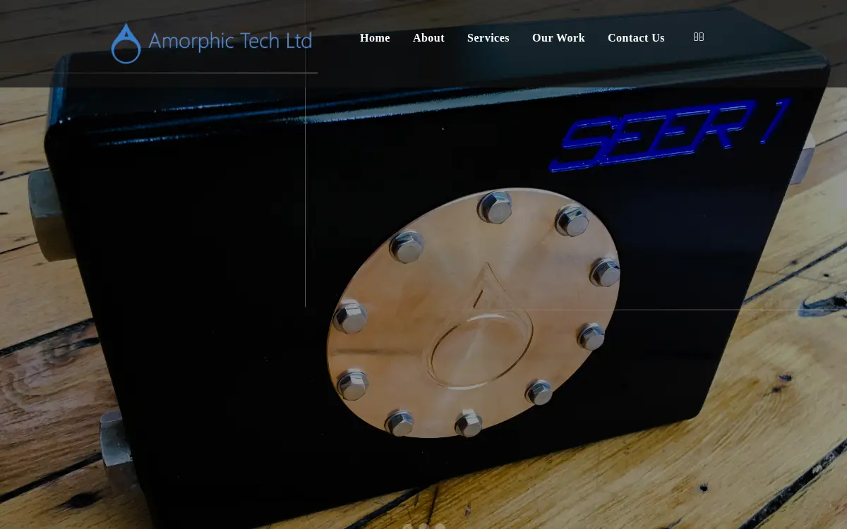 Homepage of Amorphic Tech LTD