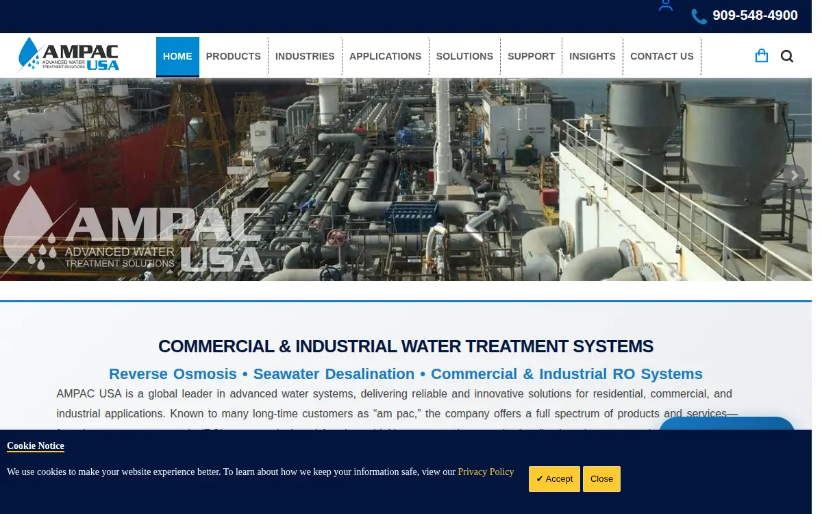 Homepage of Watershed Holdings, LLC
