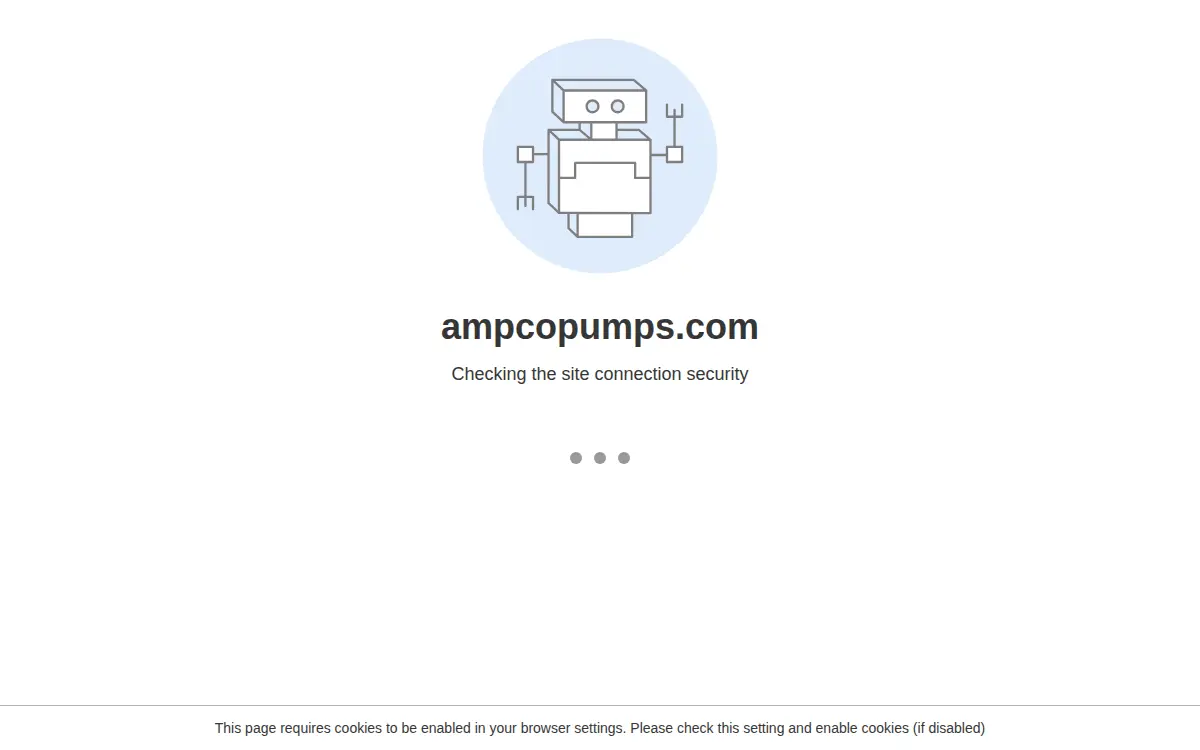 Homepage of Ampco Pumps Company LLC