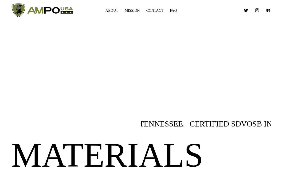 Homepage of American Polymers LLC